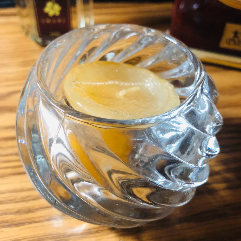 Crystal candle holder (votive)